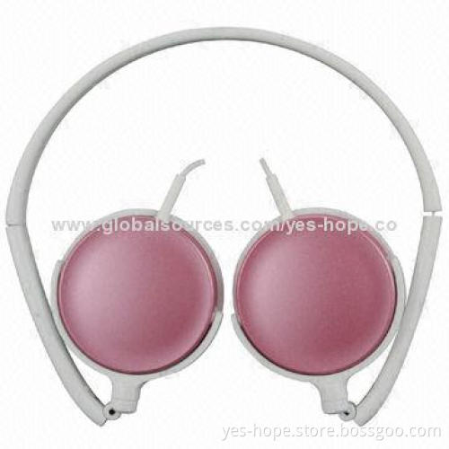 Folding headband music headset